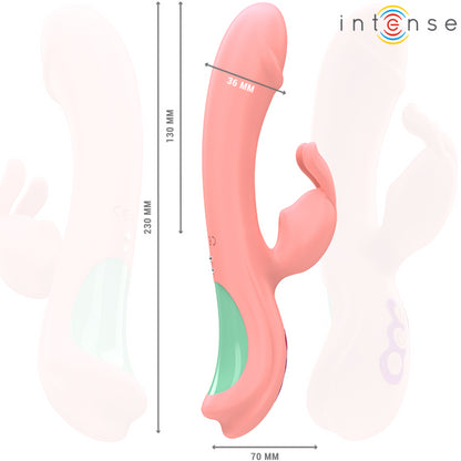 INTENSE RACHEL RABBIT VIBRATOR 5 VIBRATIONS PINK