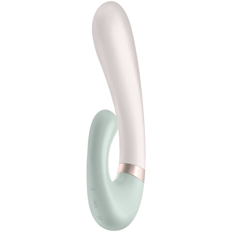 SATISFYER HEAT WAVE VIBRATOR APP WHITE