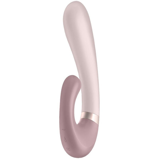 SATISFYER HEAT WAVE VIBRATOR APP PINK