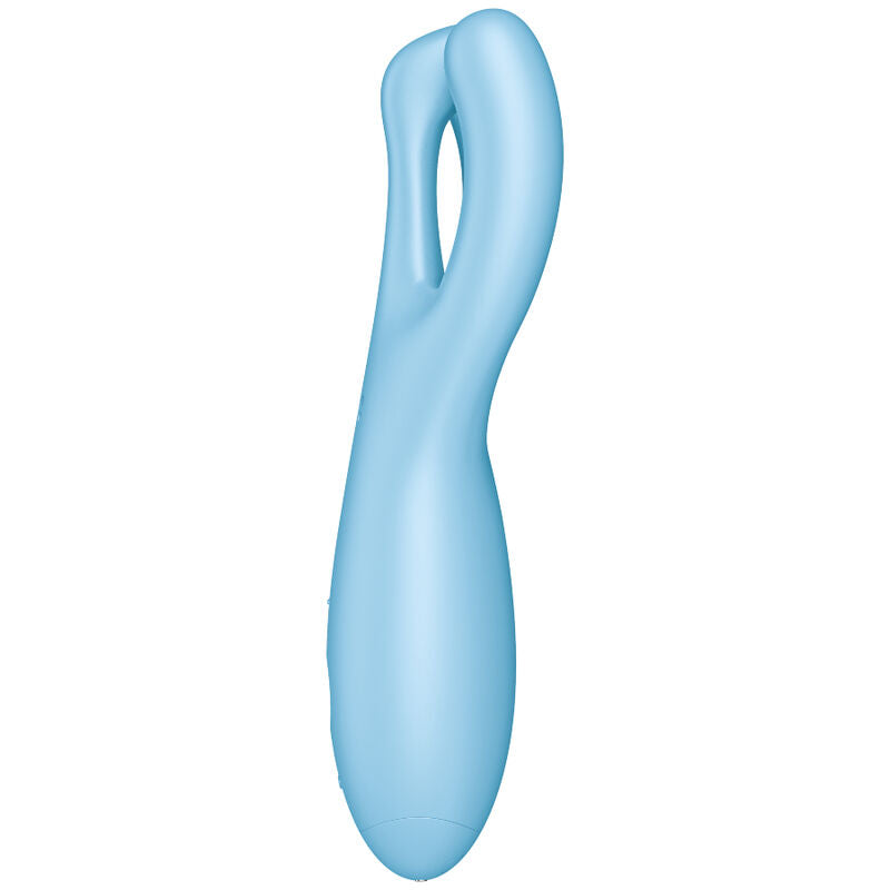 SATISFYER THREESOME 4 VIBRATOR APP BLUE