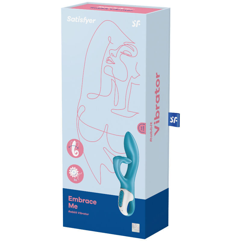 SATISFYER EMBRACE ME GSPOT VIBRATOR TURQUOISE