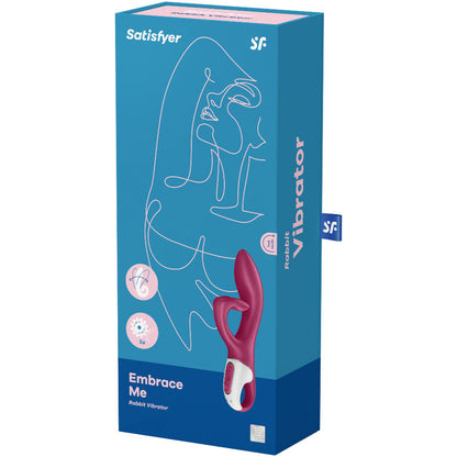 SATISFYER EMBRACE ME GSPOT VIBRATOR BERRY