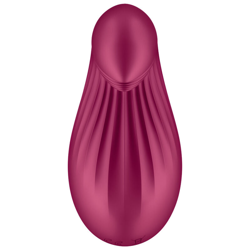 SATISFYER DIPPING DELIGHT LAY ON VIBRATOR RED