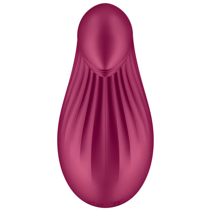 SATISFYER DIPPING DELIGHT LAY ON VIBRATOR RED