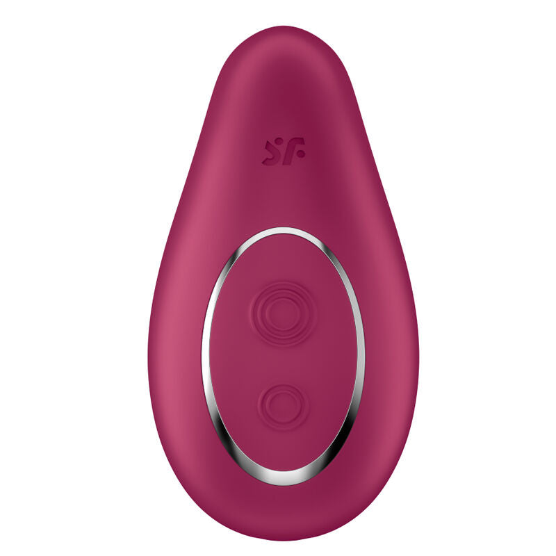 SATISFYER DIPPING DELIGHT LAY ON VIBRATOR RED