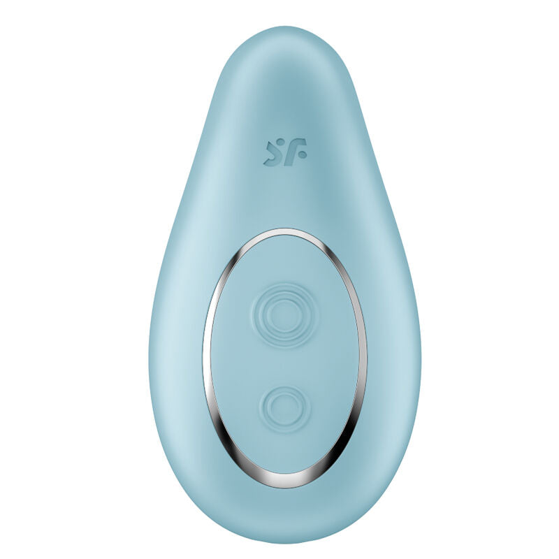 SATISFYER DIPPING DELIGHT LAY ON VIBRATOR BLUE