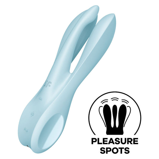 SATISFYER THREESOME 1 VIBRATOR BLUE