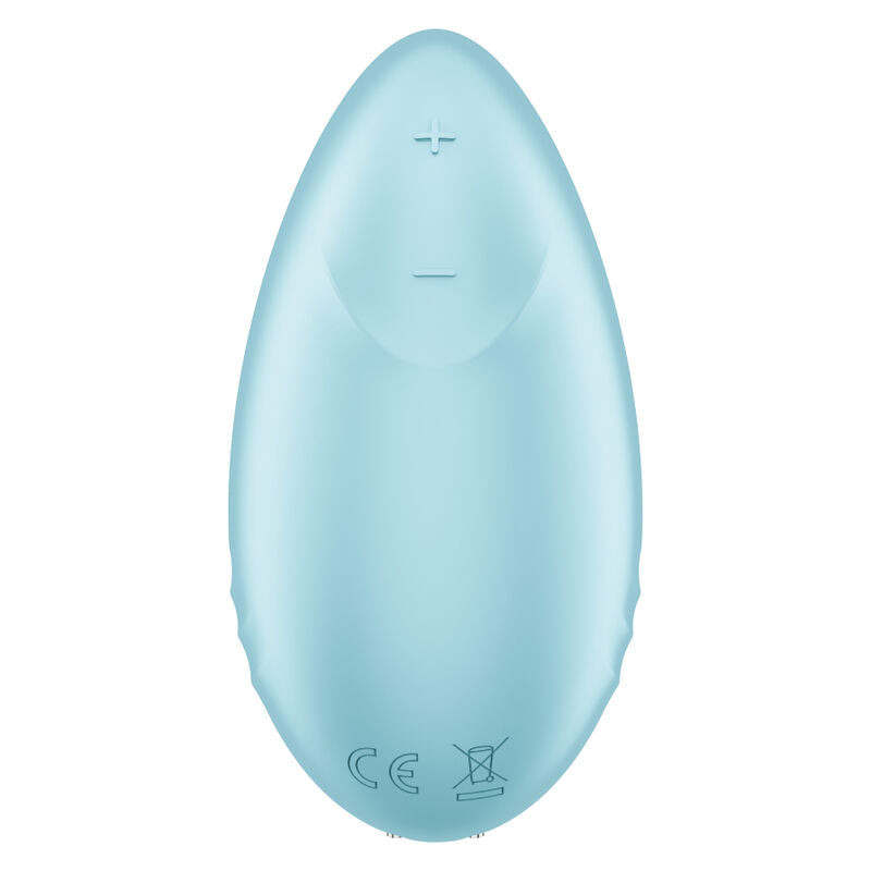 SATISFYER TROPICAL TIP LAY ON VIBRATOR BLUE