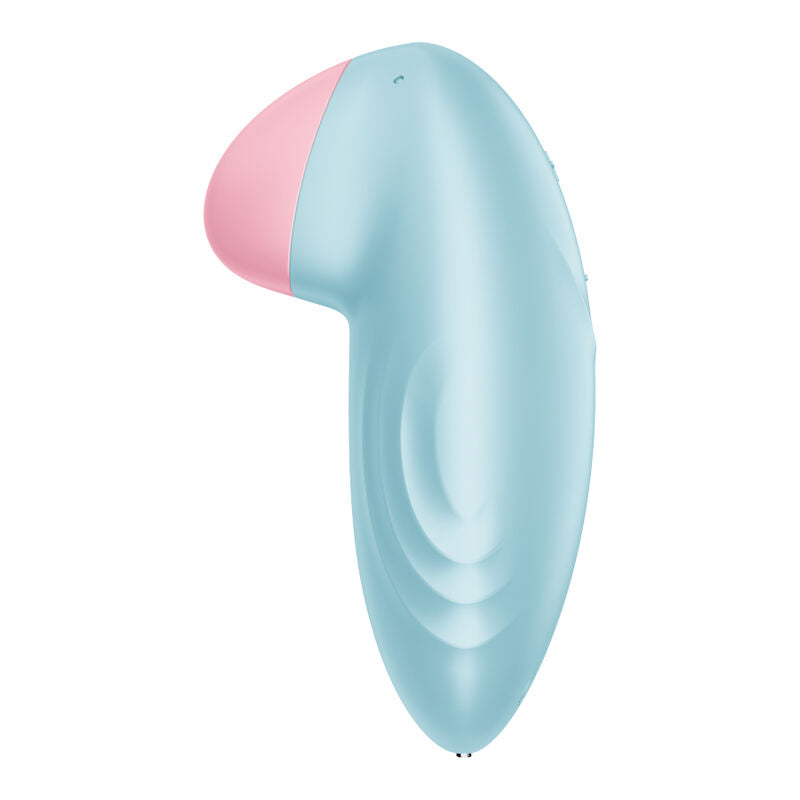 SATISFYER TROPICAL TIP LAY ON VIBRATOR BLUE