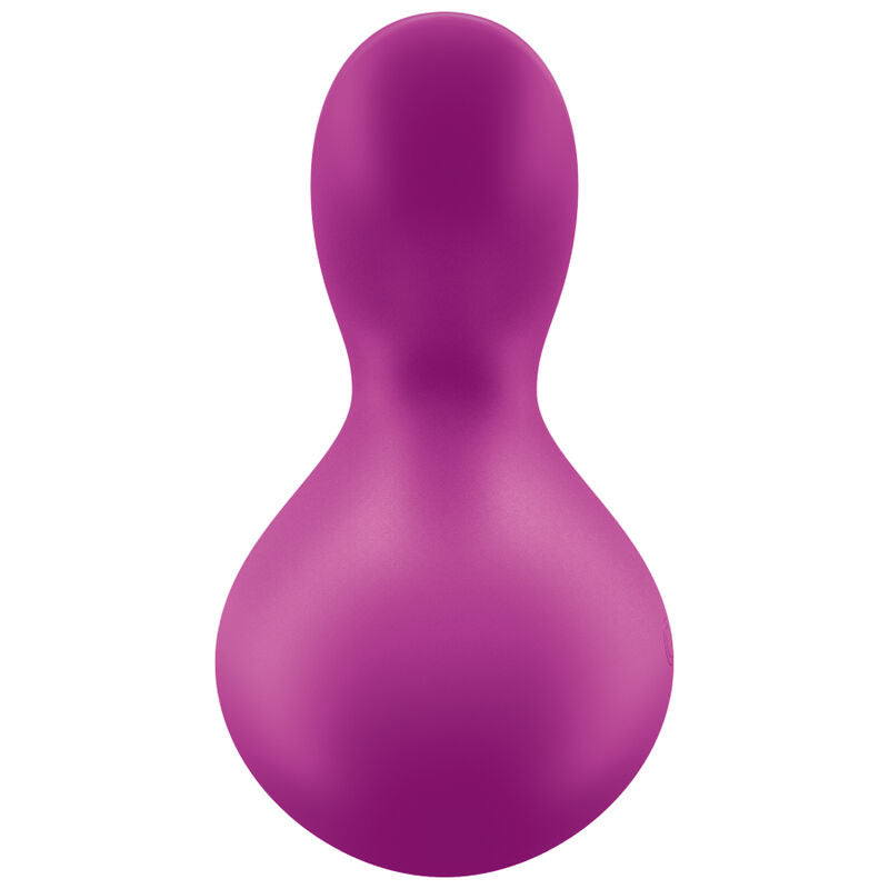 SATISFYER VIVA LA VULVA 3 LAY ON VIBRATOR VIOLET