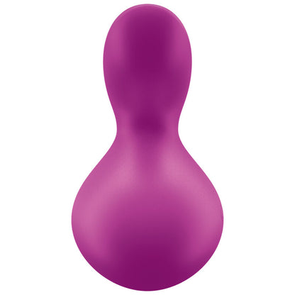 SATISFYER VIVA LA VULVA 3 LAY ON VIBRATOR VIOLET