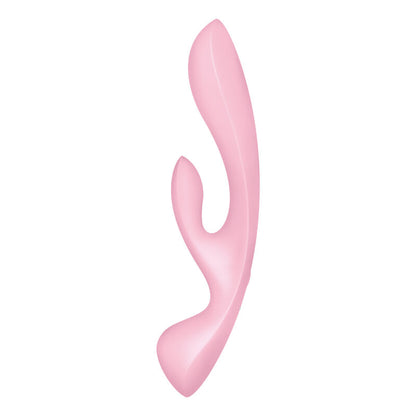 SATISFYER TRIPLE OH HYBRID VIBRATION PINK