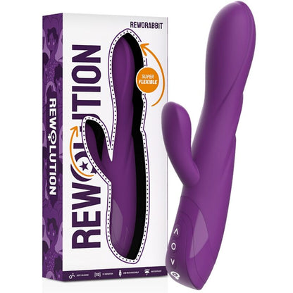 REWOLUTION REWORABBIT FLEXIBLE VIBRATOR WITH RABBIT