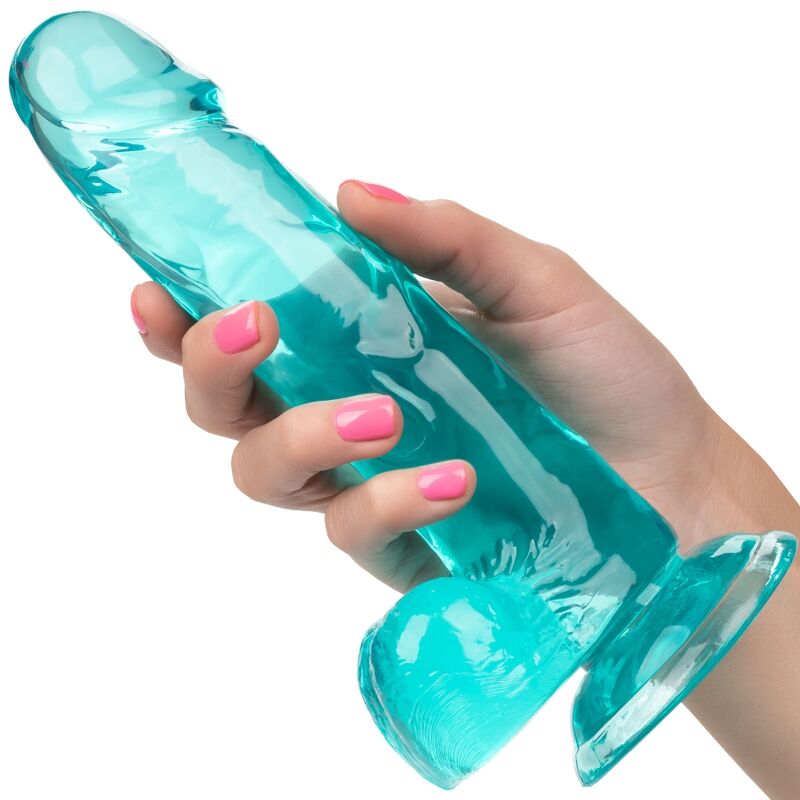 CALEXOTICS SIZE QUEEN DILDO BLUE 153 CM