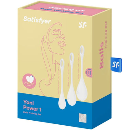 SATISFYER YONI POWER 1 TRAINING SET WHITE