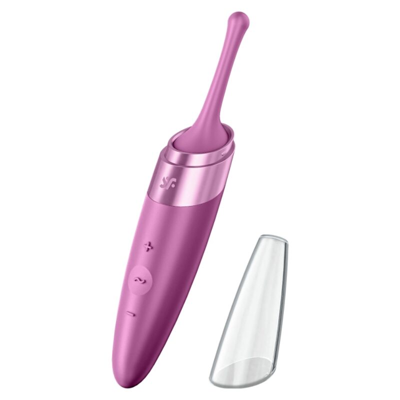 SATISFYER TWIRLING DELIGHT CLIT TIP VIBRATOR PURPLE