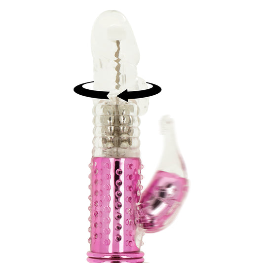 OHMAMA VIBRATOR WITH ROTATION FUNCTION AND CLITORIS STIMULATOR