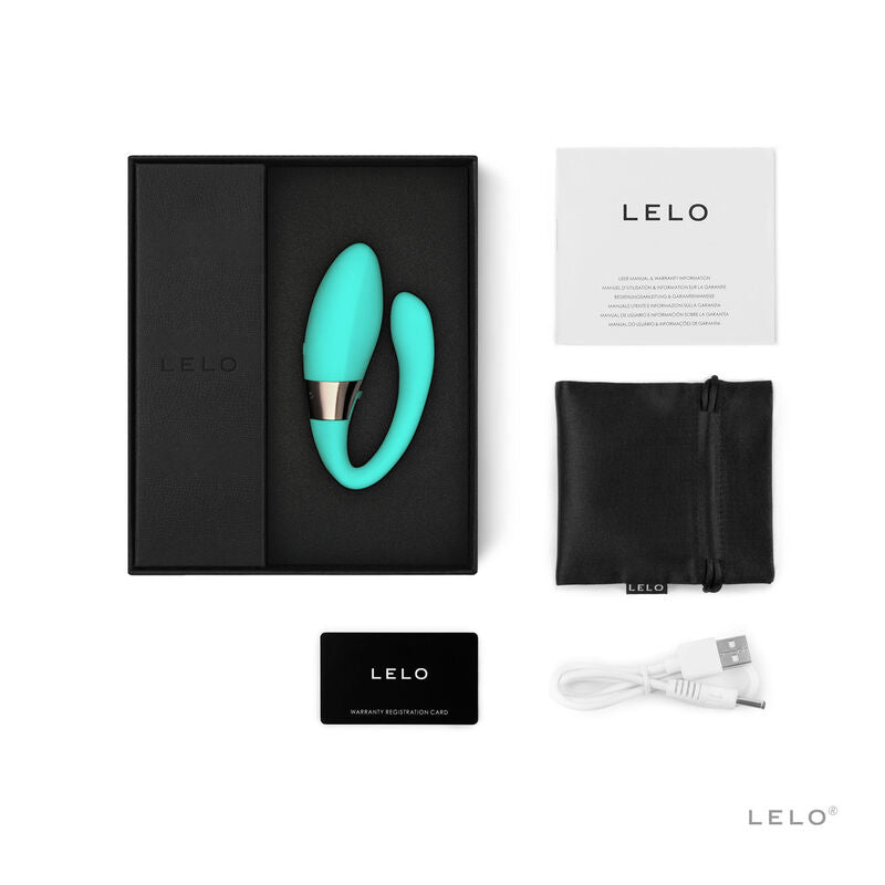 LELO TIANI HARMONY AQUA GREEN COUPLE MASSAGER