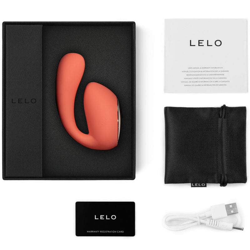 LELO IDA WAVE CORAL COUPLES MASSAGER