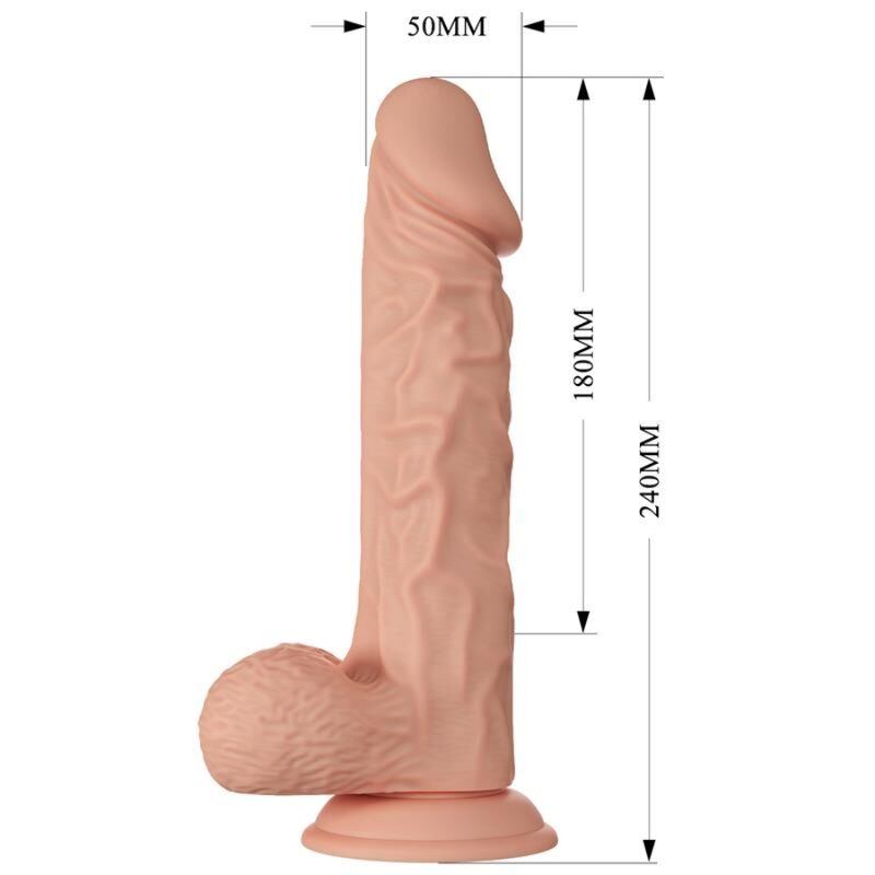 BAILE BEAUTIFUL ENCOUNTER BURAQ FLEXIBLE REALISTIC DILDO 24 CM NATURAL