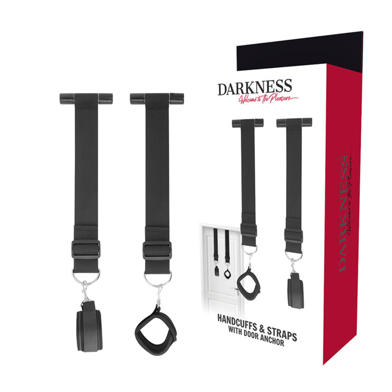 DARKNESS BONDAGE DOOR HANDCUFFS