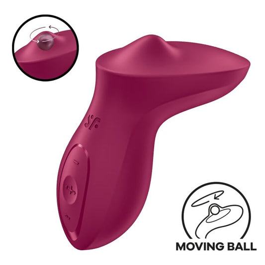 SATISFYER EXCITERRR LAY ON CLITORIS BERRY VIBRATOR