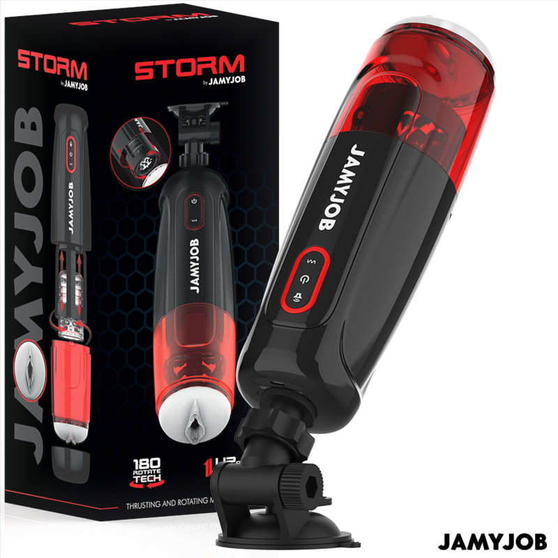 JAMYJOB CYCLONE AUTOMATIC VAGINA MASTURBATOR 10 SUCTION AND THRUST MODES