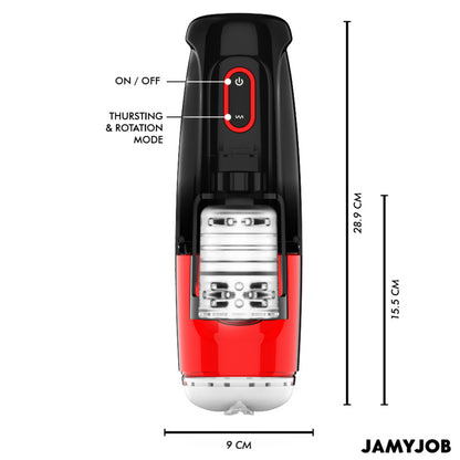 JAMYJOB CYCLONE AUTOMATIC VAGINA MASTURBATOR 10 SUCTION AND THRUST MODES