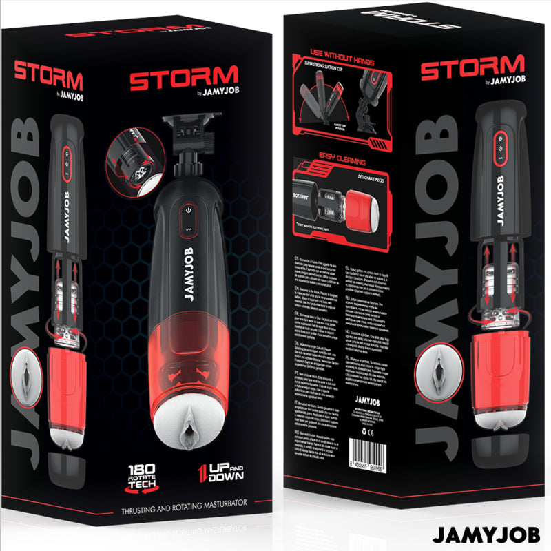 JAMYJOB CYCLONE AUTOMATIC VAGINA MASTURBATOR 10 SUCTION AND THRUST MODES