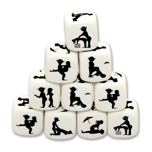 SPICY DEVIL WHITE POSING DICE