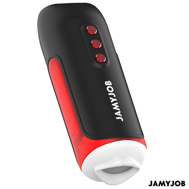 JAMYJOB BLAZE AUTOMATIC MOUTH MASTURBATOR 5 SUCTION AND VIBRATION MODES