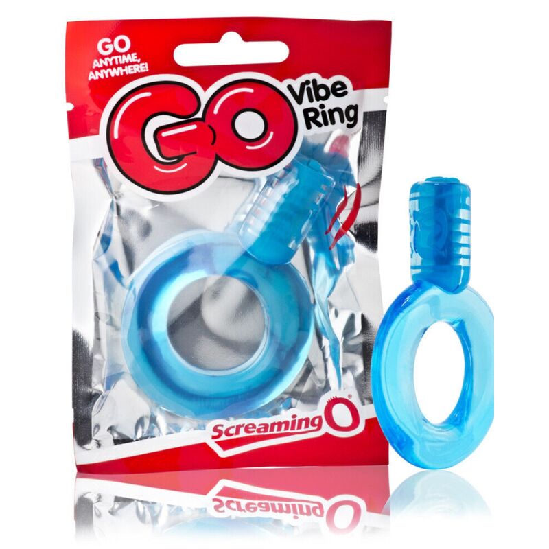 SCREAMING O GO BLUE VIBRATING RING