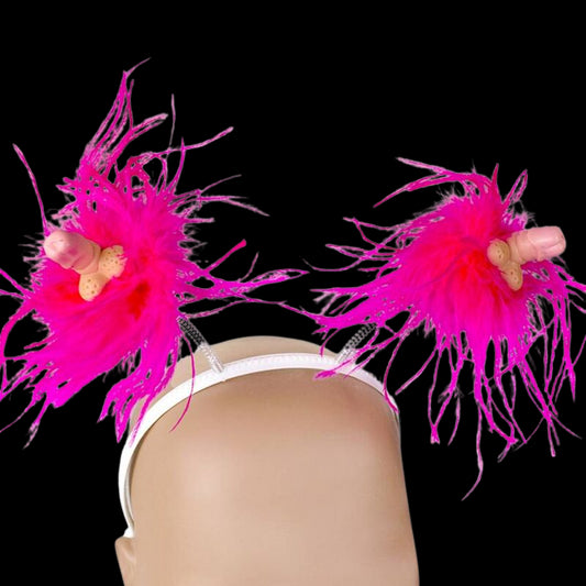 FEMARVI MARABOU SPRING PITO HEADBAND 6 UNITS