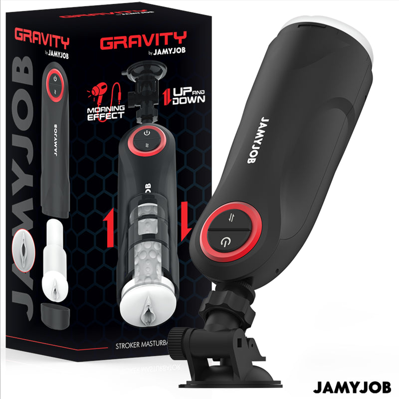 JAMYJOB GRAVITY AUTOMATIC VAGINA MASTURBATOR 5 SUCTION MODES