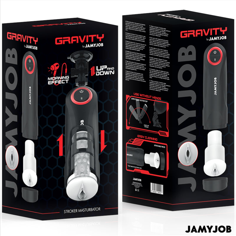 JAMYJOB GRAVITY AUTOMATIC VAGINA MASTURBATOR 5 SUCTION MODES