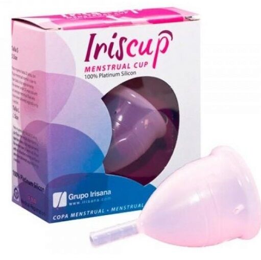 IRISCUP SMALL PINK MONTH CUP A FREE STERILIZER BAG