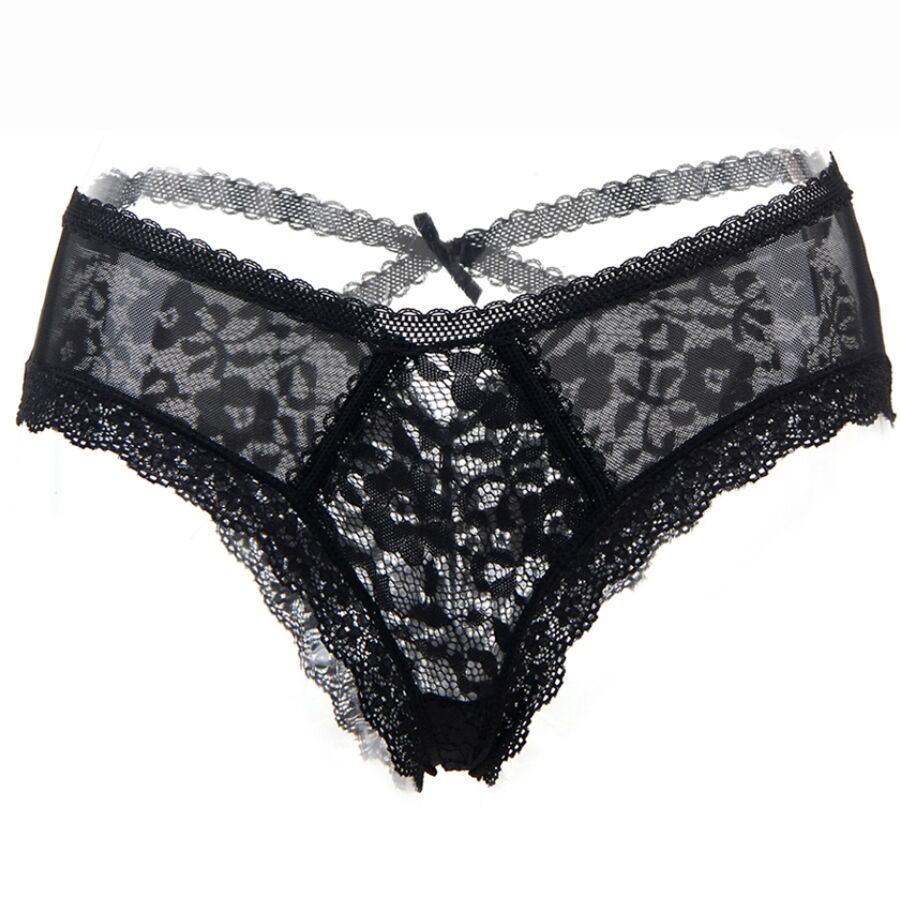 QUEEN LINGERIE FLORAL LACE PANTIES S M