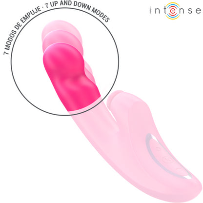 INTENSE EMI VIBRATOR 135 CM MULTIFUNCTION 3 IN 1 10 VIBRATIONS PINK