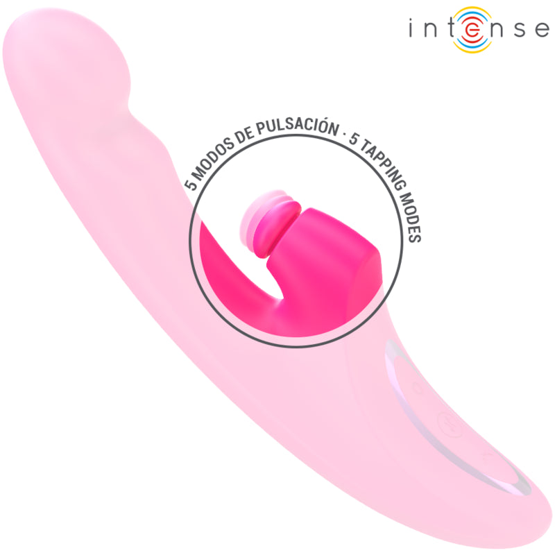 INTENSE EMI VIBRATOR 135 CM MULTIFUNCTION 3 IN 1 10 VIBRATIONS PINK