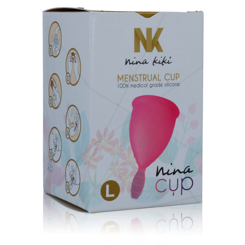 NINA KIKi MENSTRUAL CUP PINK SIZE L