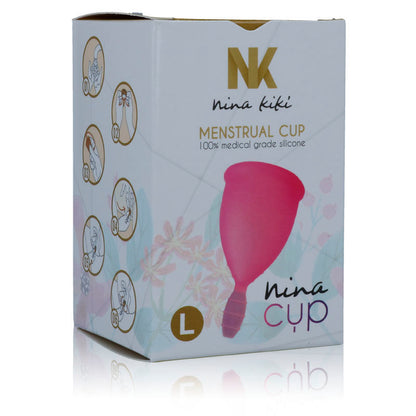 NINA KIKi MENSTRUAL CUP PINK SIZE L