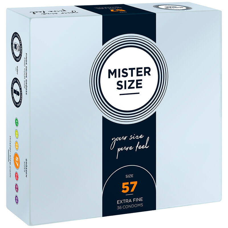 MISTER SIZE CONDOM SIZE L 57 MM 36 UNITS