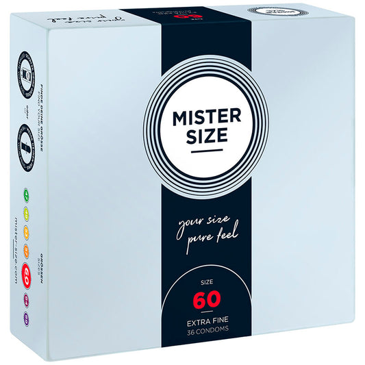 MISTER SIZE CONDOM SIZE XL 60 MM 36 UNITS