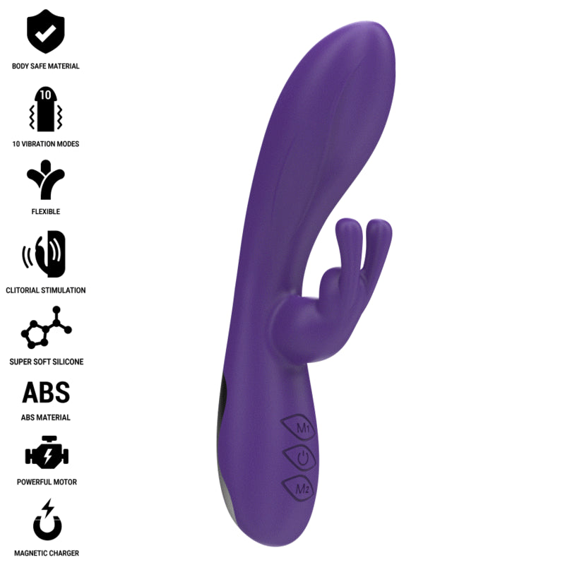 INTENSE RANDALL RABBIT VIBRATOR 10 VIBRATIONS PURPLE