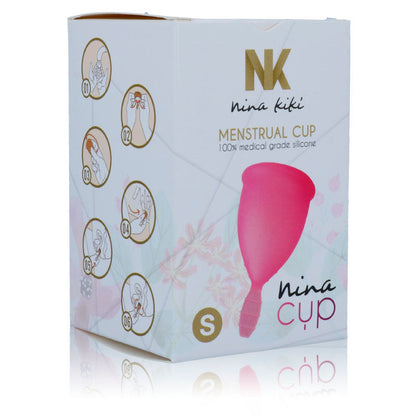 NINA KIKi MENSTRUAL CUP PINK SIZE S