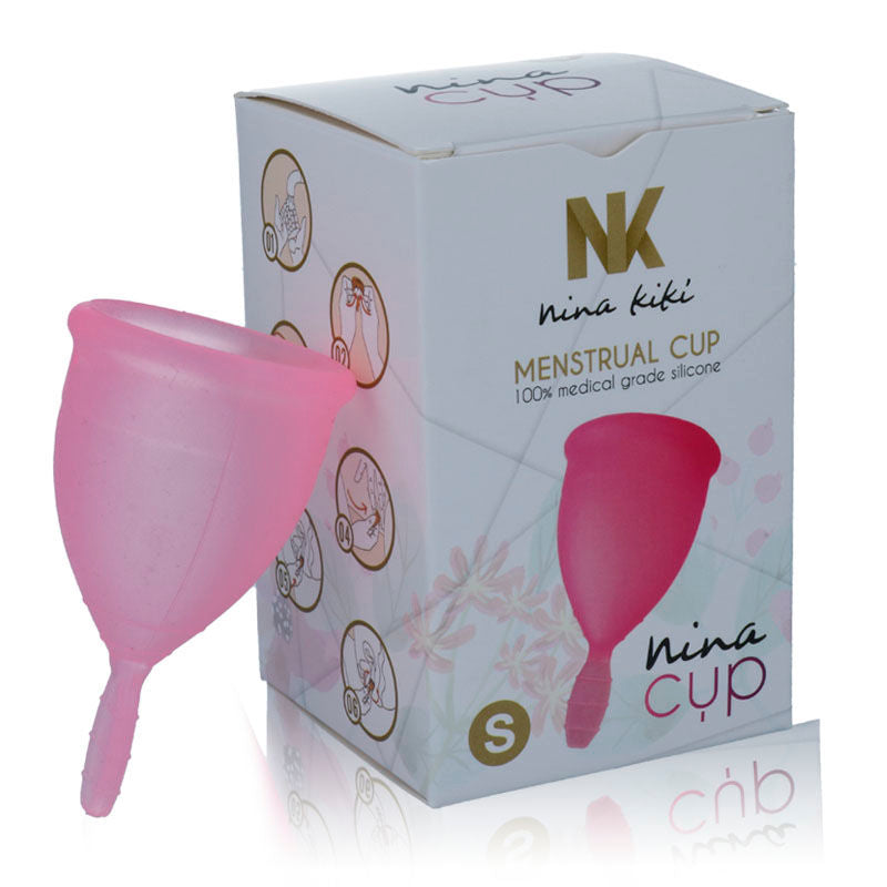 NINA KIKi MENSTRUAL CUP PINK SIZE S