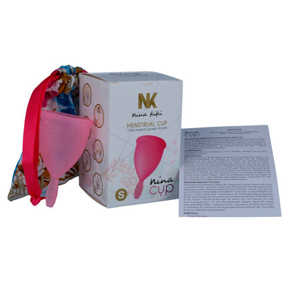 NINA KIKi MENSTRUAL CUP PINK SIZE S