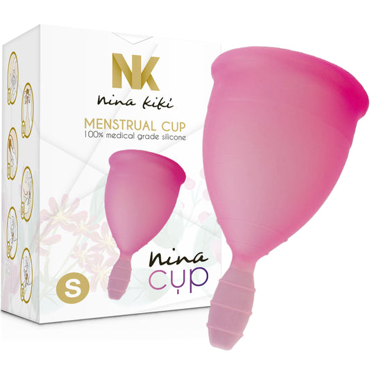 NINA KIKi MENSTRUAL CUP PINK SIZE S