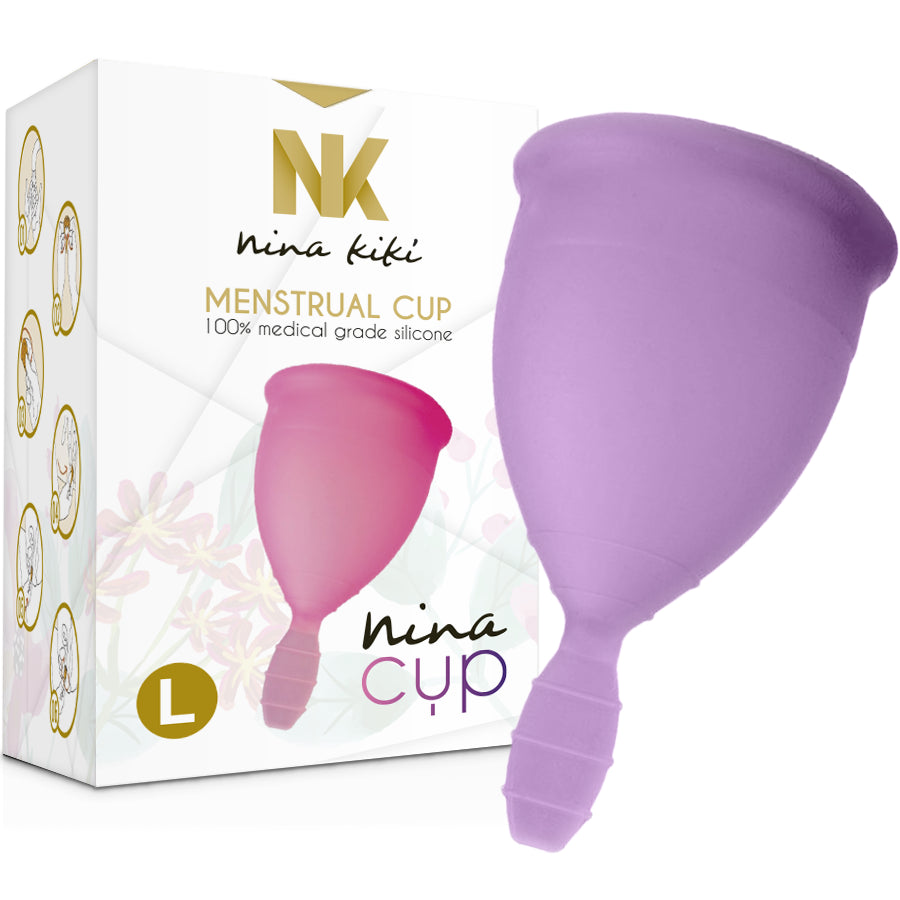 NINA KIKi MENSTRUAL CUP PURPLE SIZE L