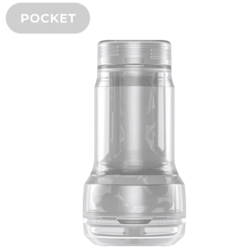 KIIROO FEEL POCKET STROKER CRYSTAL BY KIIROO TRANSPARENT